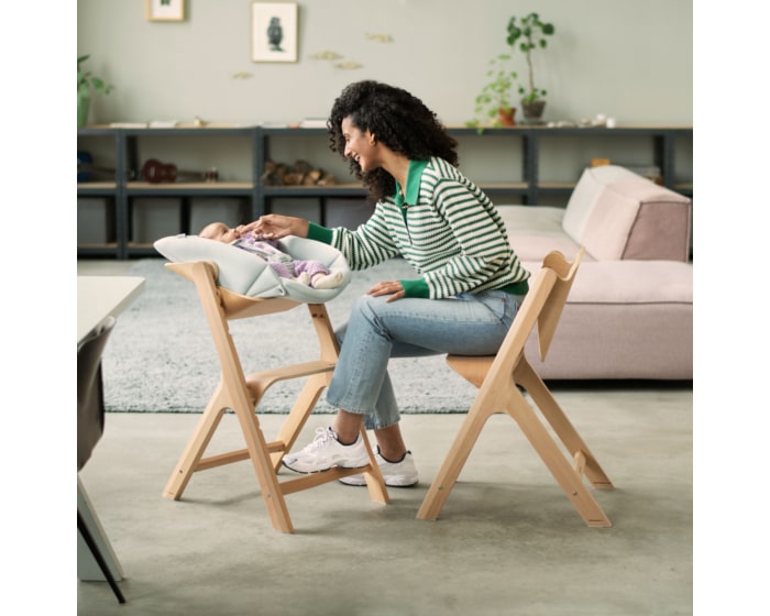 Kit Neonato Maxi-Cosi Nesta | Riduttore Per Seggiolone | 0-6 Mesi | Tessuto Riciclato | Colore Beyond Sky Grey - Foto 5